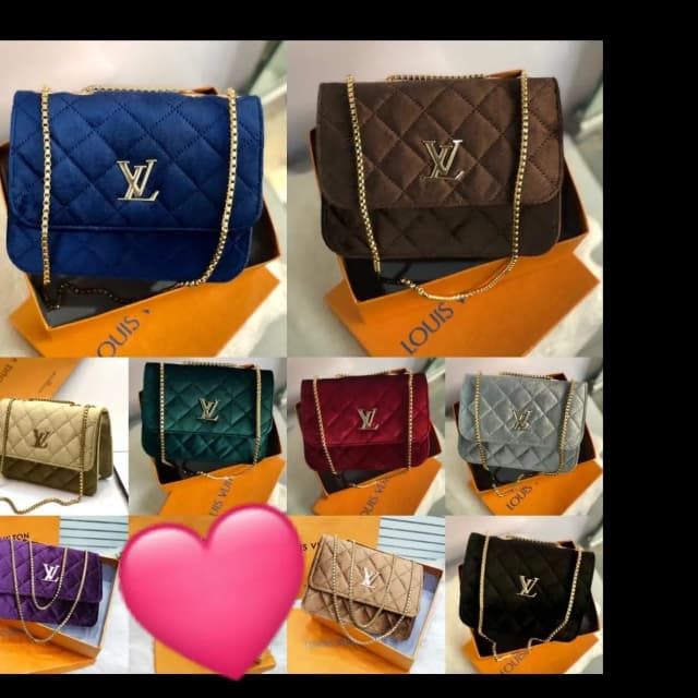 High quality velvet bag